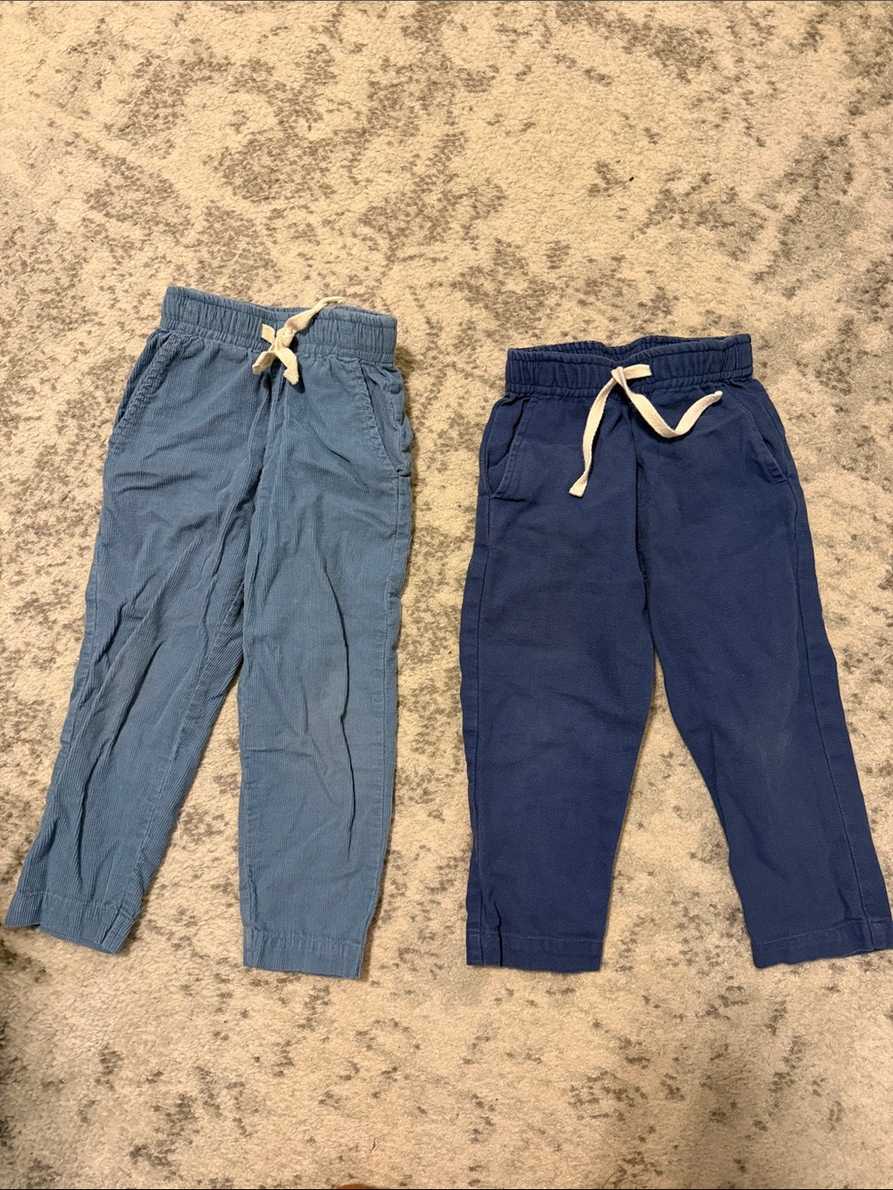 Little paper boat Jogger Pants - Light Blue and Navy